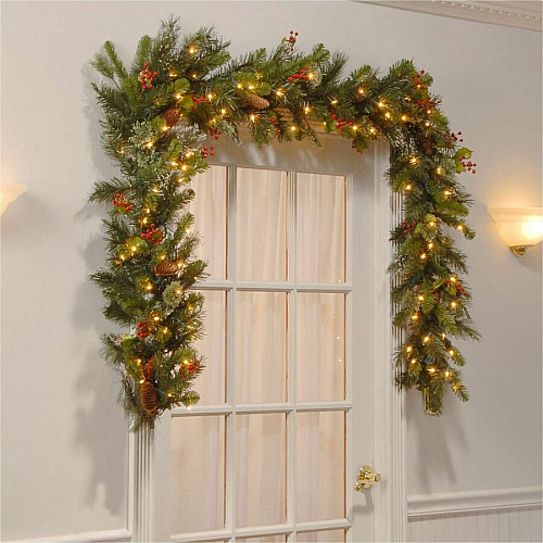 National Tree Company National Tree Decorative Garland - Green Christmas Theme - 1 Each (729083200052)
