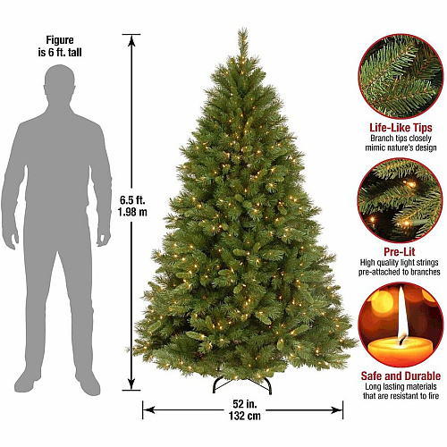 National Tree Company National Tree Winchester Pine Christmas Tree - Green Christmas Theme - Vertical - 1 Each (729083675690)