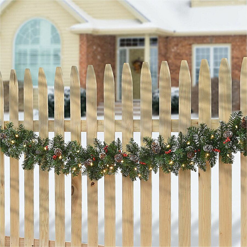 National Tree Company National Tree Decorative Garland - Green Christmas Theme - 1 Each (729083133633)