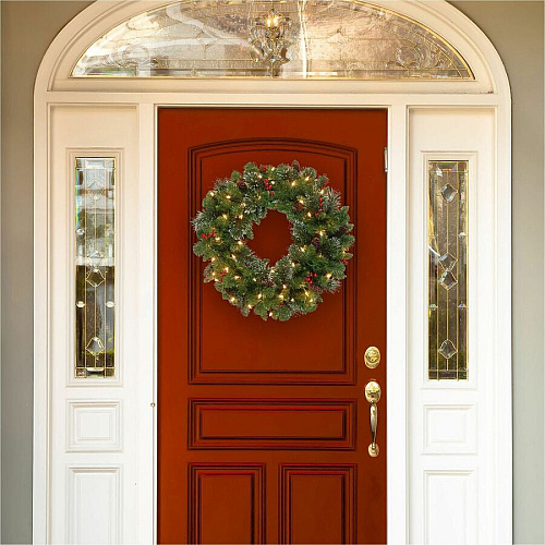 National Tree Company National Tree Crestwood Spruce Decorative Wreath - Green Christmas Theme - 1 Each (729083868900)