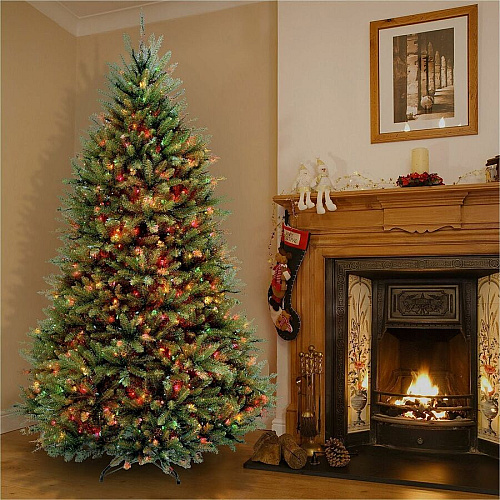 National Tree Company National Tree Dunhill Fir Christmas Tree - Green Christmas Theme - Vertical - 1 Each (729083060694)