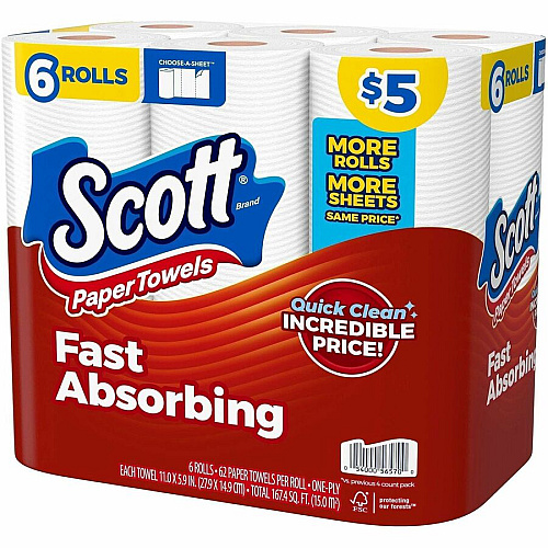 Scott Choose-A-Sheet Paper Towels (56570)