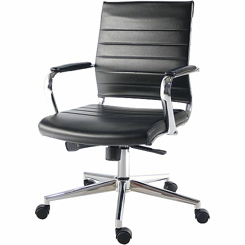 Lorell Tempo Modern Mid-Back Manager Chair (63221)