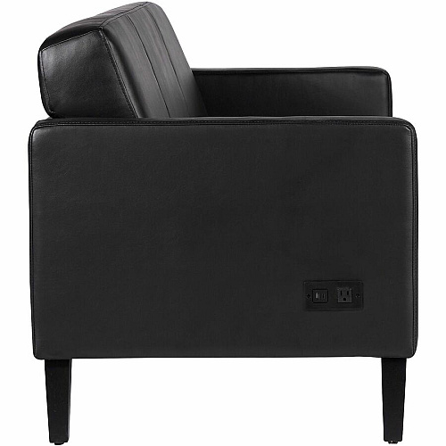 Lorell Clarke Series Sofa with Antimicrobial Upholstery and Power (86950)
