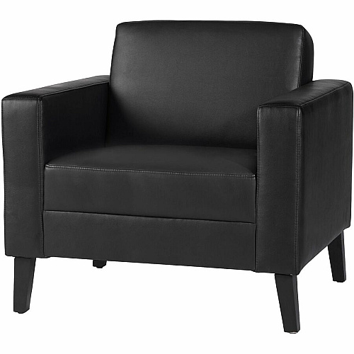 Lorell Clarke Series Club Chair with Antimicrobial Upholstery and Power (86952)