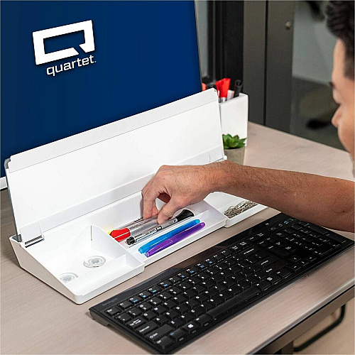 Quartet Flip-Top Glass Dry-Erase Desktop Pad (Q090F04)