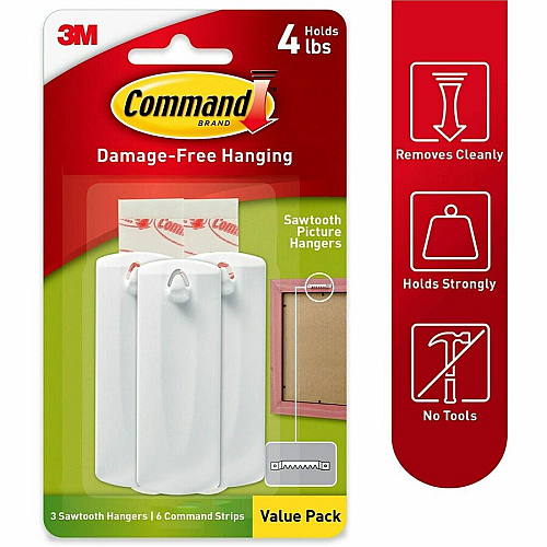 Command Sawtooth Picture Hangers (17042ES)