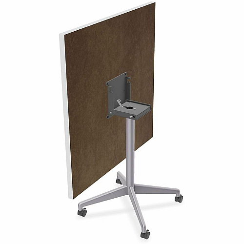 SpecialT Special-T ZIA Series Hospitality Tables Collection Square Top - Powder Coated X-shaped Base - Mid-Century Modern Style x 36" Table Top Width x 36" Table Top Depth - 29" Height - Hospitality, Office - Assembly Required - White - High (ZIAH37MSWH6)