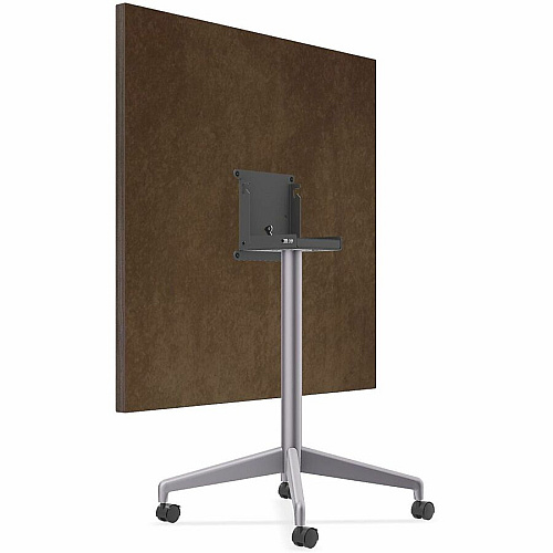 SpecialT Special-T ZIA Series Hospitality Tables Collection Square Top - Powder Coated X-shaped Base - Mid-Century Modern Style x 36" Table Top Width x 36" Table Top Depth - 29" Height - Hospitality, Office - Assembly Required - Gray Driftwo (ZIAH37MSGD6)