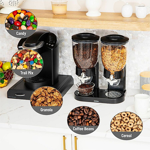 Mind Reader Double Cereal Dispenser (CEREALD2BLK)