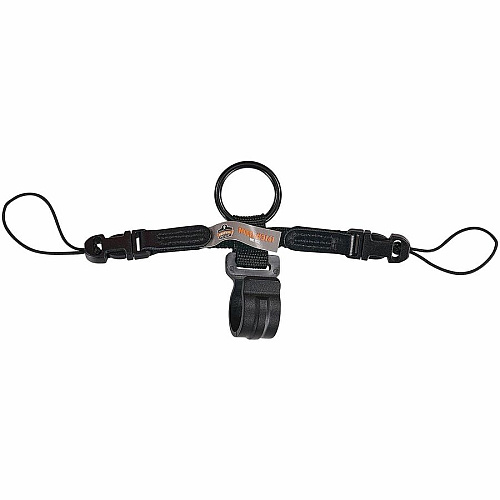 Ergodyne Squids 3141 Barcode Scanner Lanyard - D-Ring and Clip Attachments (10-Pack) D Ring Attachment - Black - 10 Pack (19199)