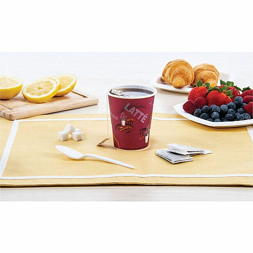 Solo 12 oz Bistro Design Disposable Paper Cups (412SIN0041)