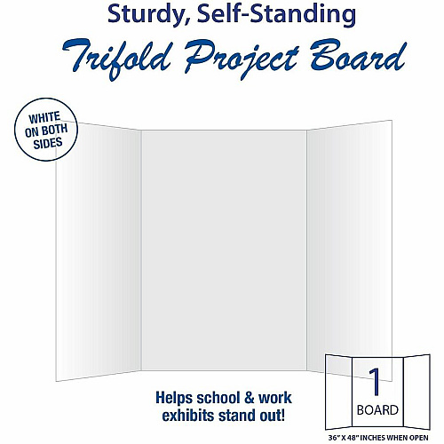 FranklinCovey Geographics Royal Brites Tri-Fold Project Boards (27145)