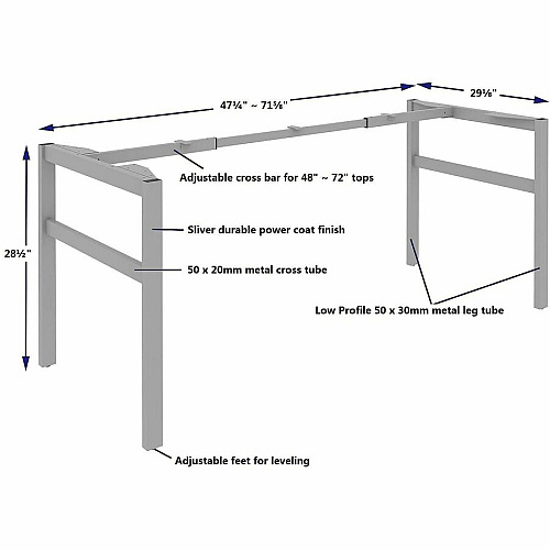 Lorell Table Base (16284)