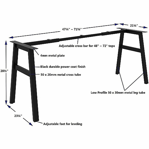 Lorell Table Base (16286)