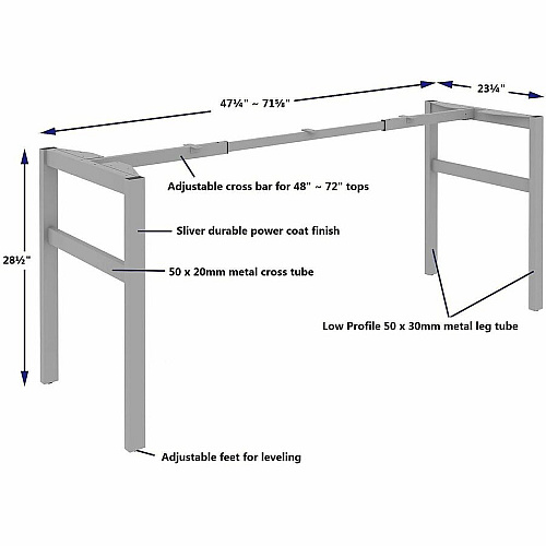 Lorell Table Base (16283)