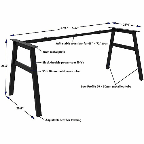 Lorell Table Base (16287)
