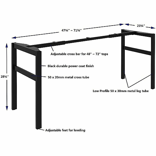 Lorell Table Base (16280)