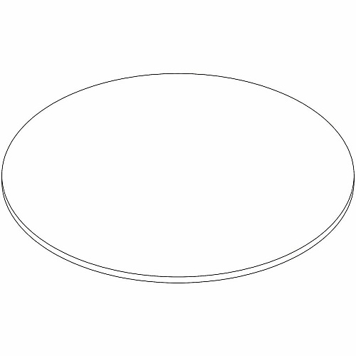 Lorell Essentials Hospitality/Conference Round Table Top (66361)