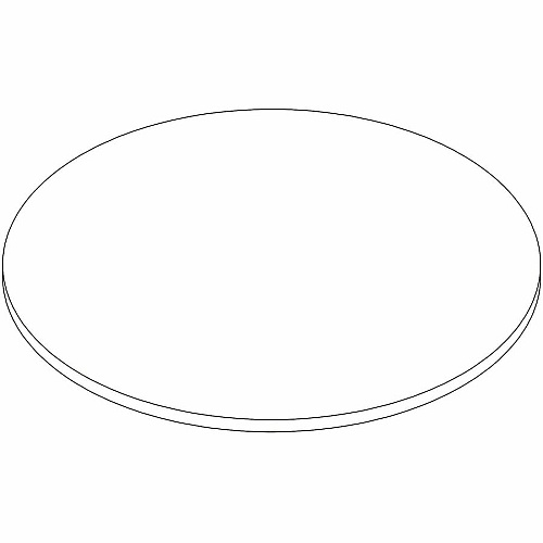 Lorell Essentials Hospitality/Conference Round Table Top (66363)