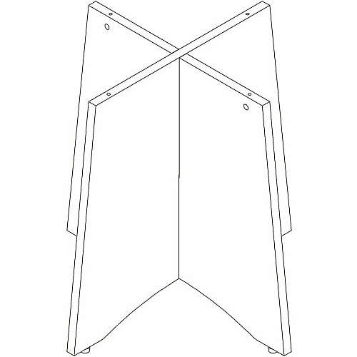 Lorell Essentials Sturdy Table Base (66360)