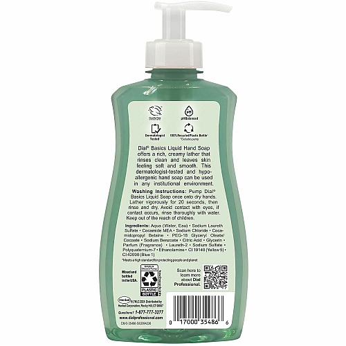 Dial Professional Basics Hypoallergenic Liquid Hand Soap (35488)