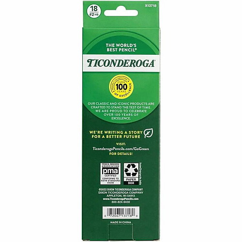 Ticonderoga Pastel Wood-Cased No. 2 Pencils (X137180001)