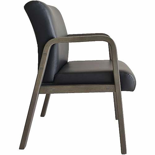 Lorell Solid Wood Frame Guest Chair (40213)