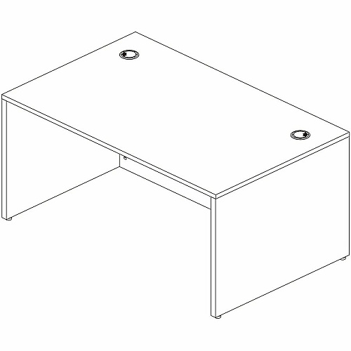 Lorell Essentials Retangular Desk Shell (66305)