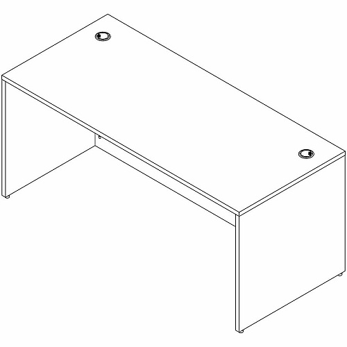 Lorell Essentials Retangular Desk Shell (66303)