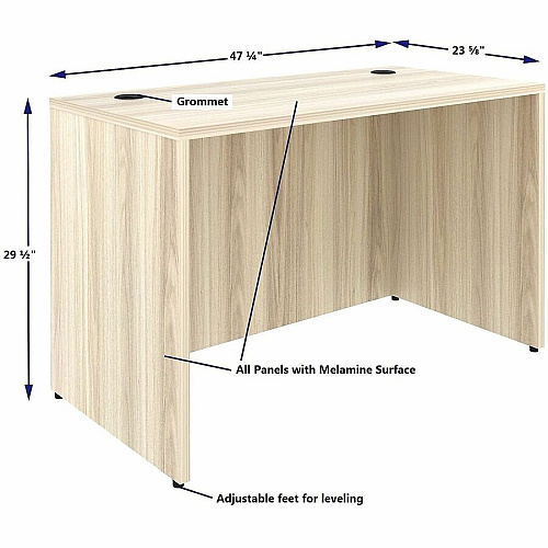 Lorell Essentials Retangular Desk Shell (66306)