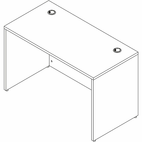Lorell Essentials Retangular Desk Shell (66306)