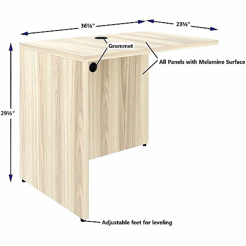 Lorell Essentials Rectangular Return Shell (66322)