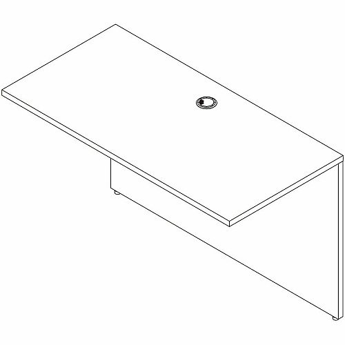 Lorell Essentials Rectangular Bridge (66323)
