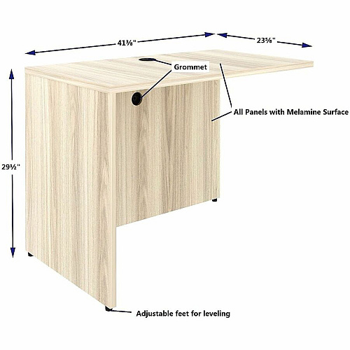 Lorell Essentials Rectangular Return Shell (66321)