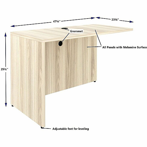 Lorell Essentials Rectangular Return Shell (66320)