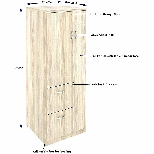 Lorell Essentials Tall Storage Cabinet (66338)