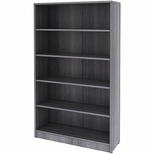 Lorell Weathered Charcoal Laminate Bookcase (69631)