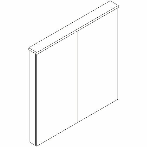 Lorell Dry-Erase Whiteboard Presentation Cabinet (69899)