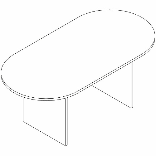 Lorell Essentials Oval Conference Table (66370)