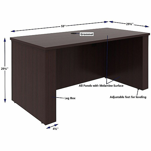 Lorell Essentials 60" Sit-to-Stand Desk Shell (69641)