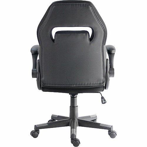 NuSparc SpawnSafe Antimicrobial Gaming Chairs Polyurethane, Nylon - Black, Gray - 1 Each (FCH202VUGY)