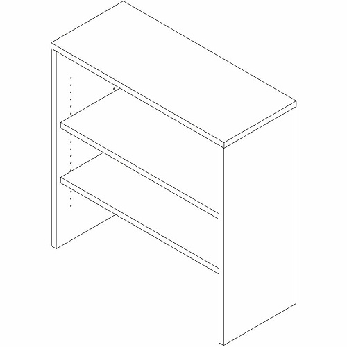 Lorell Essentials Stack-On Bookshelf (66334)