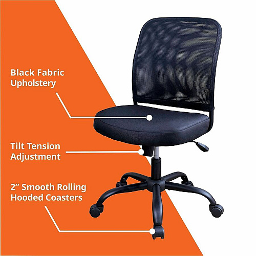 NuSparc Soho Mesh-Back Task Chair (FCH302MFNBK)