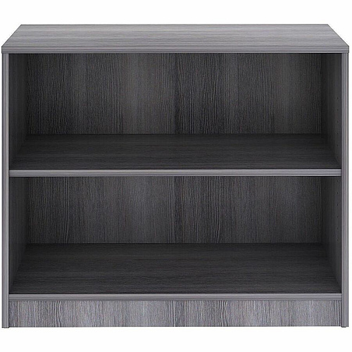 Lorell Weathered Charcoal Laminate Bookcase (69630)