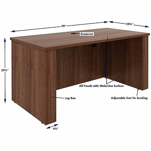 Lorell Essentials 60" Sit-to-Stand Desk Shell (69640)