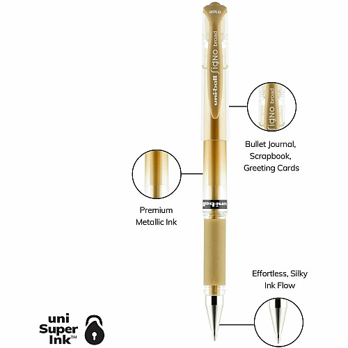 uni-ball uniball™ Gel Impact Metallic Ink Pen (60767)