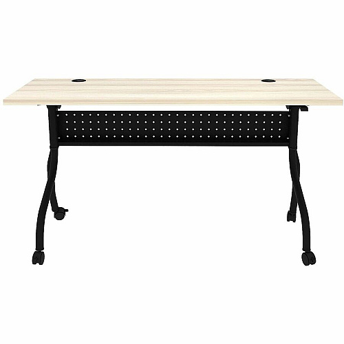 Lorell Modern Elm/Black Flip-Up Training Tables (66376)