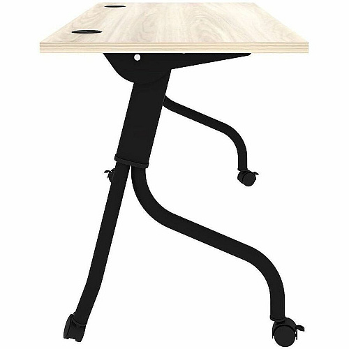 Lorell Modern Elm/Black Flip-Up Training Tables (66376)