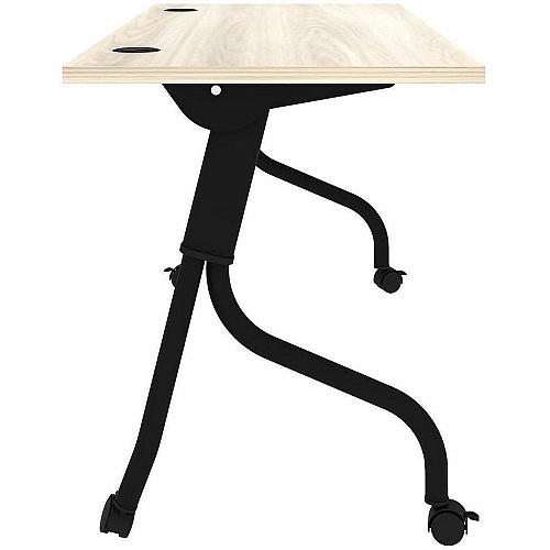 Lorell Modern Elm/Black Flip-Up Training Tables (66376)